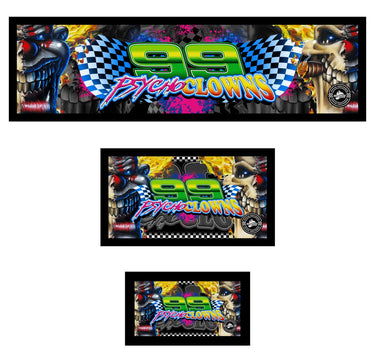 99 Psycho Clowns Bar Runners